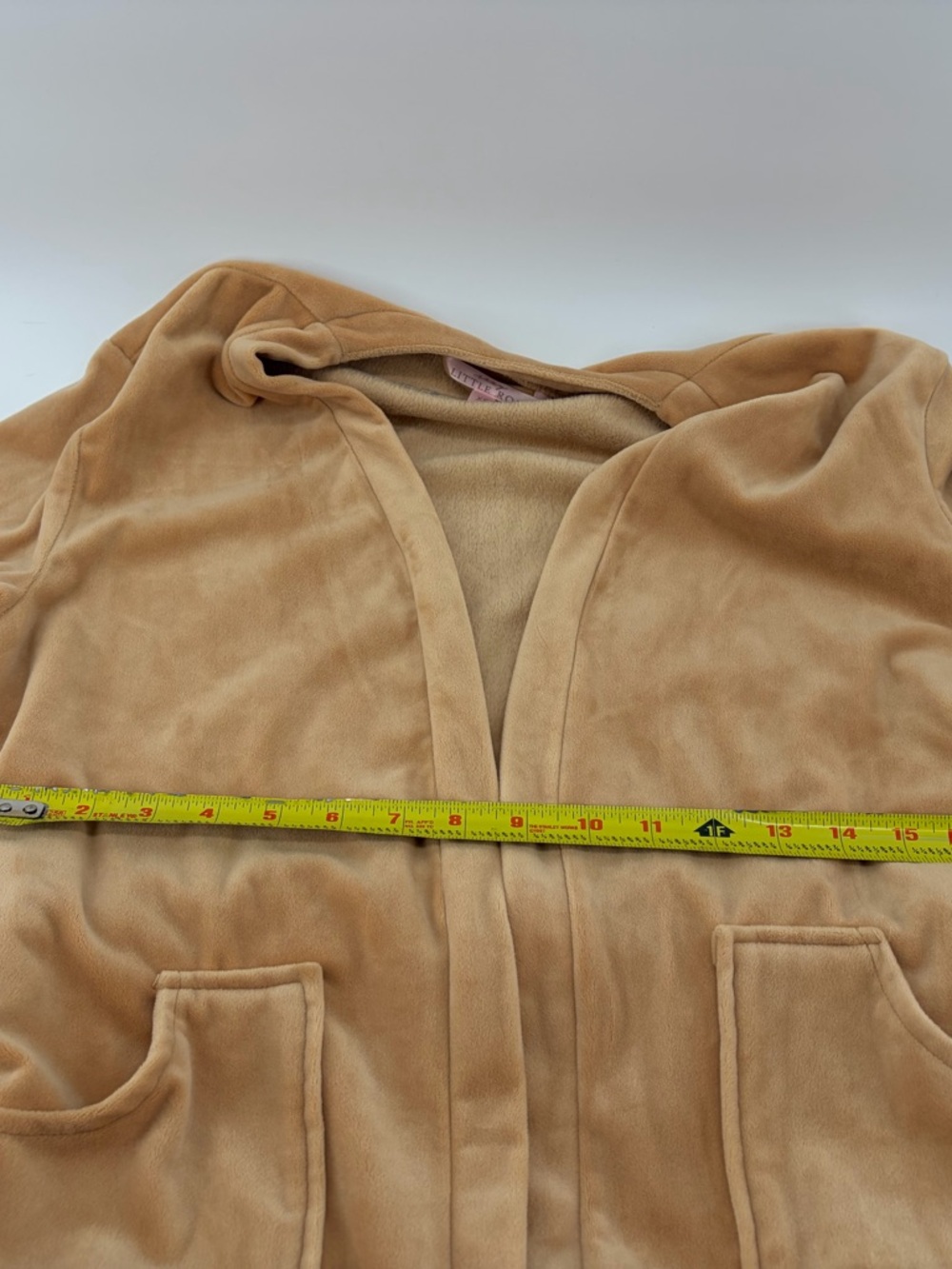Sexy Little Robe Carmel Empress Robe Soft Velour Women's Size XS - Picture 6 of 7